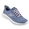 Womens Skechers Go Walk 8 Blue Pink